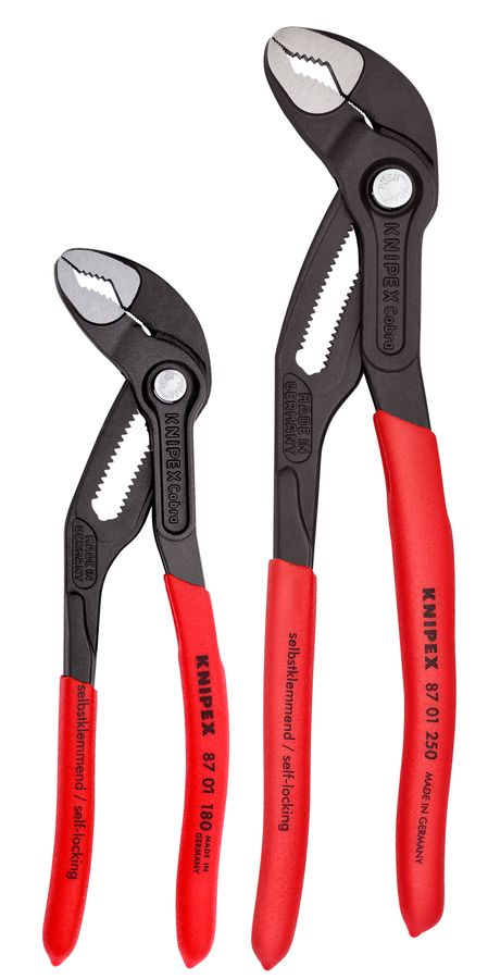 2 Pc Cobra® Water Pump Pliers Set | KNIPEX Tools