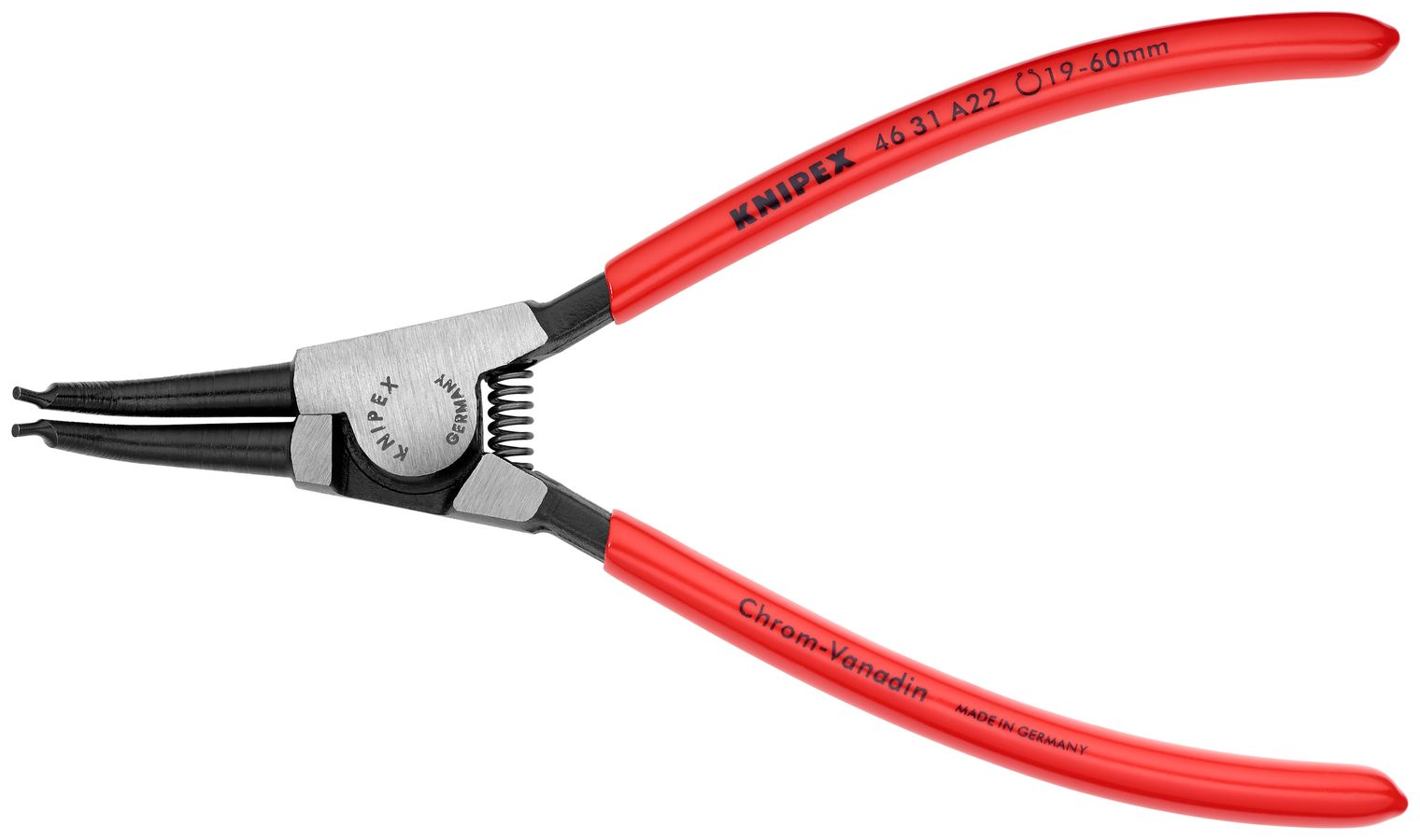 External 45° Angled Snap Ring Pliers-Forged Tips | KNIPEX Tools