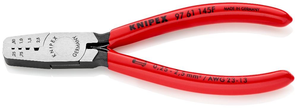 Crimping Pliers for wire ferrules | KNIPEX