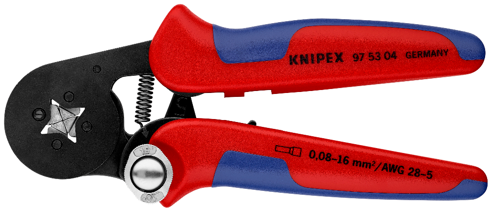 エンドスリーブ用自動調整圧着プライヤー サイドから挿入可能 | KNIPEX