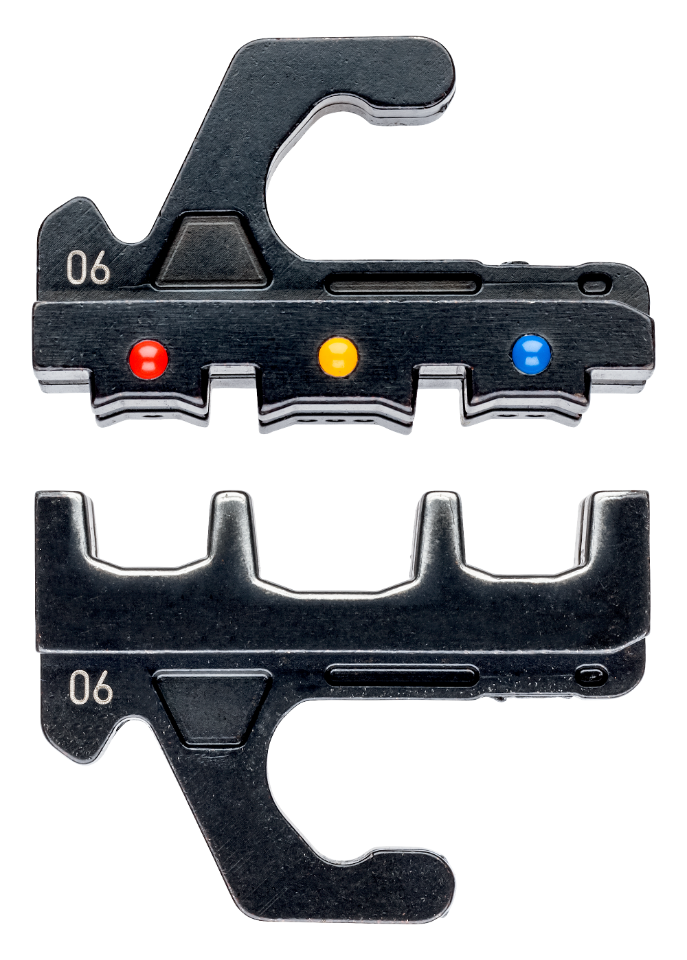 Crimping die For insulated terminals, plug connectors and butt connectors