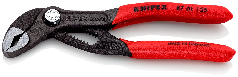 KNIPEX - 37 11 125 Herramientas - Alicates de agarre electrónicos, puntas  anchas planas (3711125)
