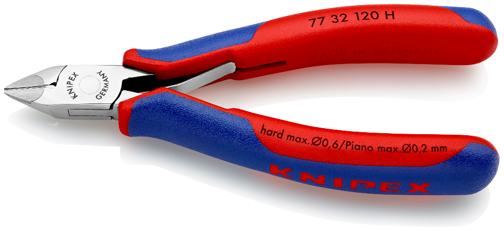 Electronics Diagonal Cutter with carbide cutting edges | KNIPEX