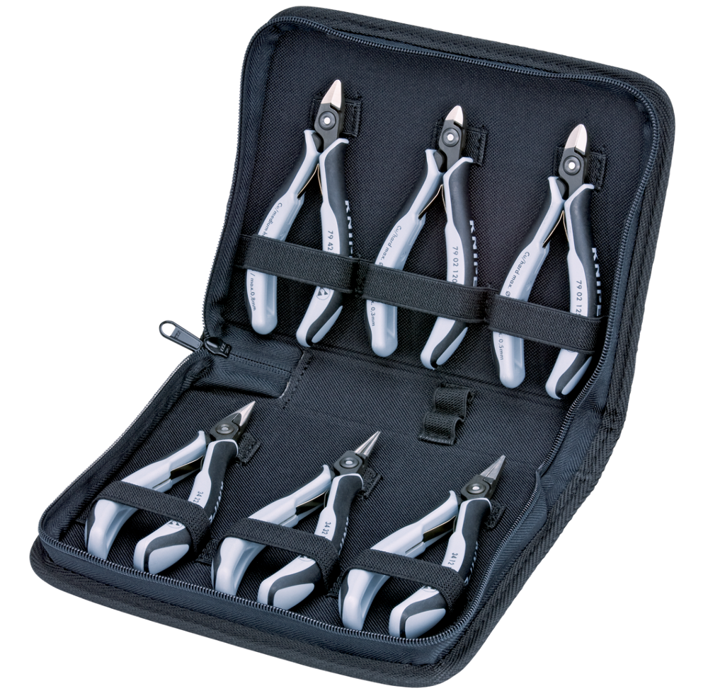 00 20 16 P ESD Case for Electronics Pliers With tools for work on