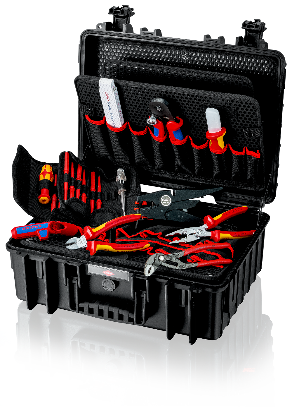 Caja para herramientas Knipex, Maletín de 23 piezas, para electricistas,  aprobado VDE