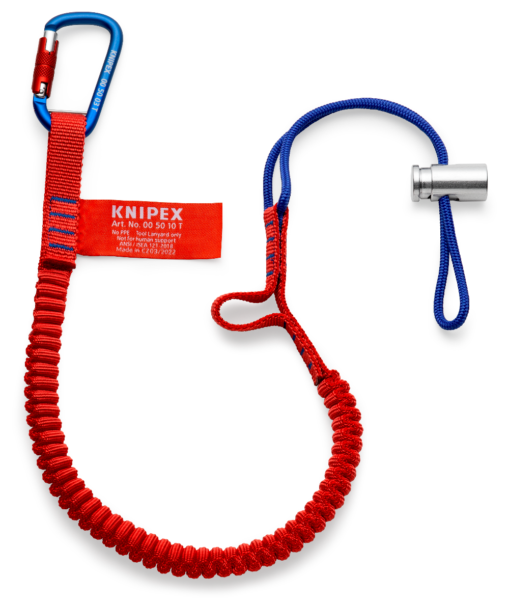 Lanyard with fixated carabiner | KNIPEX