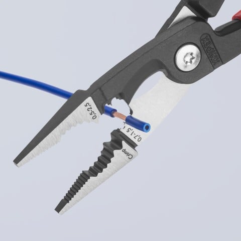 6-in-1 Electrical Installation Pliers-Metric Wire | KNIPEX Tools