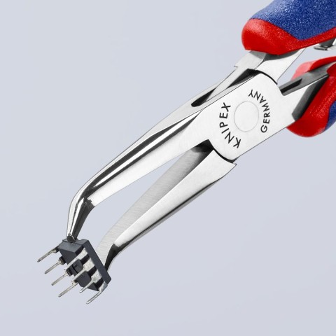 Electronics 45° Angled Pliers-Half Round Tips | KNIPEX Tools