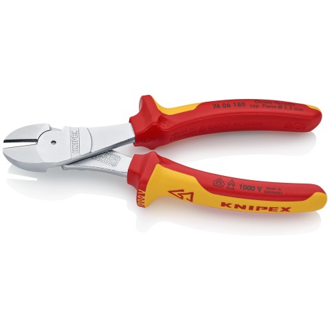 High Leverage Diagonal Cutters-1000V Insulated | KNIPEX Tools