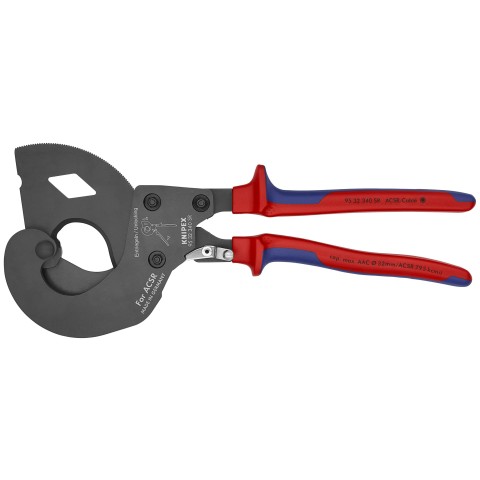 3 Stage Ratcheting Drive Cable Cutter-1000V Insulated | KNIPEX Tools