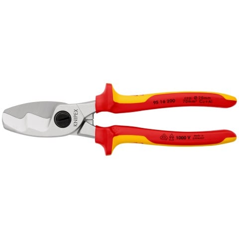 Wakker worden strip sensatie Cable Shears With twin cutting edge | Knipex