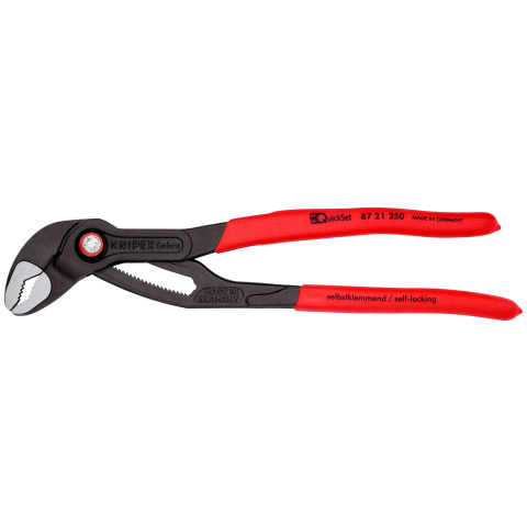 クニペックス KNIPEX 8113-250 パイププライヤー(プラスチックアゴ付