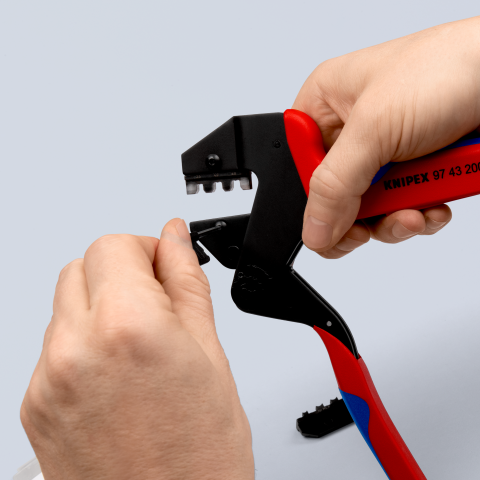 Crimp System For exchangeable dies | Knipex