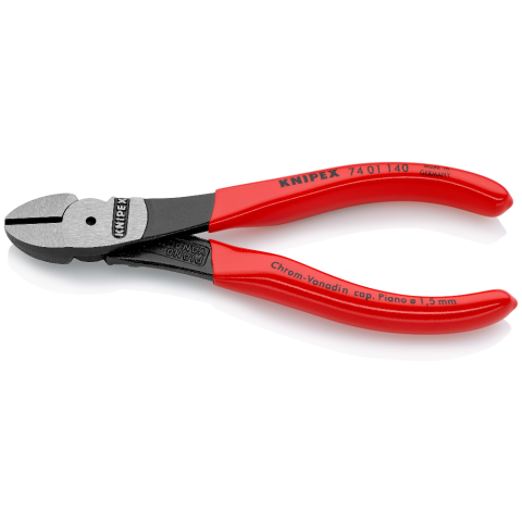 KNIPEX Tools - Alicates de crimpado para virolas de extremo (9781180), rojo