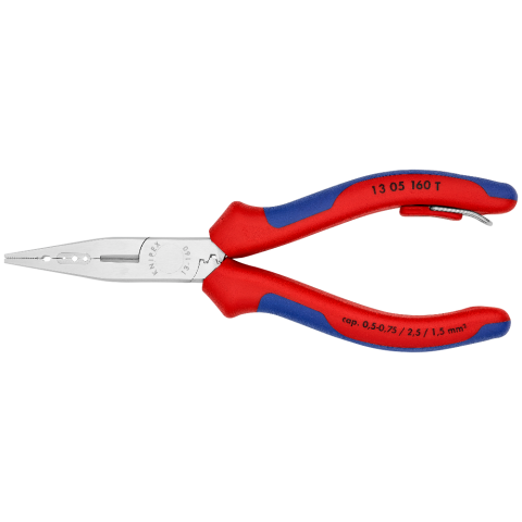  KNIPEX Tools - Alicates de crimpado para virolas de extremo  (9781180), rojo : Herramientas y Mejoras del Hogar