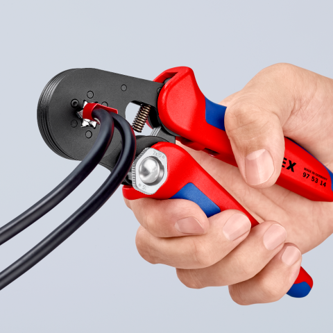 Knipex Self-Adjusting Crimping Pliers - End Sleevs (ferrules) also parallel  loading