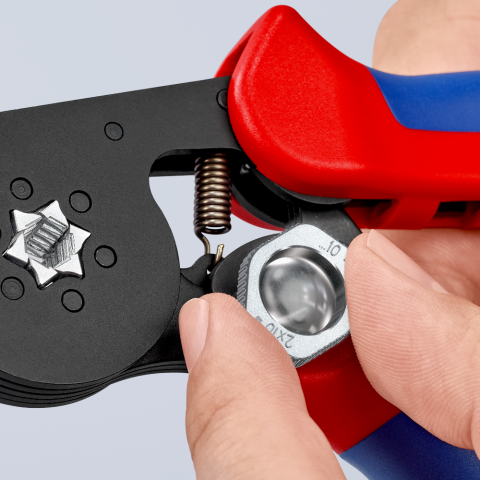 Alicate autoajustable Knipex para crimpar punteras huecas de acceso lateral  180mm – Shopavia