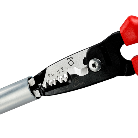 Knipex pinza crimpatrice multifunzione per capicorda, 0.5-6 mm² [9722240SB]