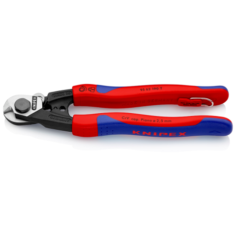 Knipex Cable Shears with StepCut Edge, MultiGrip