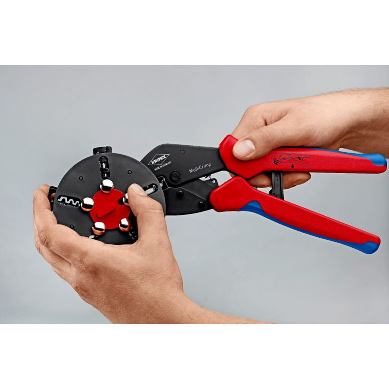 KNIPEX MultiCrimp® Lever Action Crimping Pliers With Changer Magazine ...